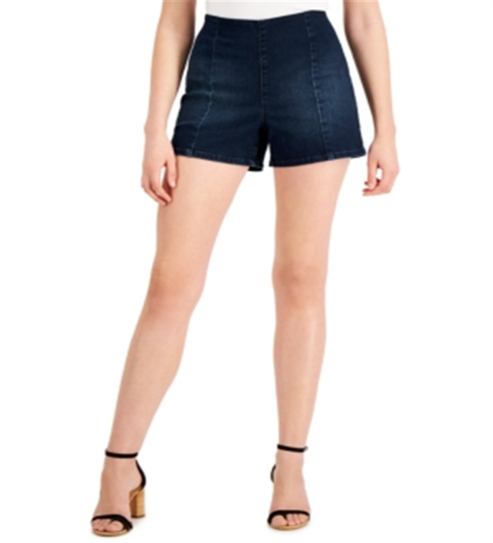 INC International Concepts Women's Pull on Jean Shorts Blue Size 0