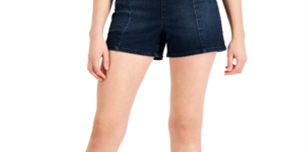 INC International Concepts Women's Pull on Jean Shorts Blue Size 0
