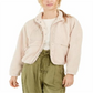 Free People Women's Hit the Slopes Fleece Jacket Fawn Beige Size Large