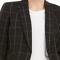 Kasper Women's Striped Blazer Jacket Black Size 4 Petite