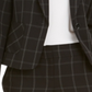 Kasper Women's Striped Blazer Jacket Black Size 4 Petite
