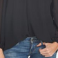 1.STATE Women's Off the Shoulder Halter Neck Blouse Black