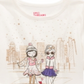 Epic Threads Little Girl's City Friends Glitter T-Shirt White Size 5