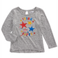 Epic Threads Toddler Girl's Happy Thoughts T-Shirt Gray Size 4T