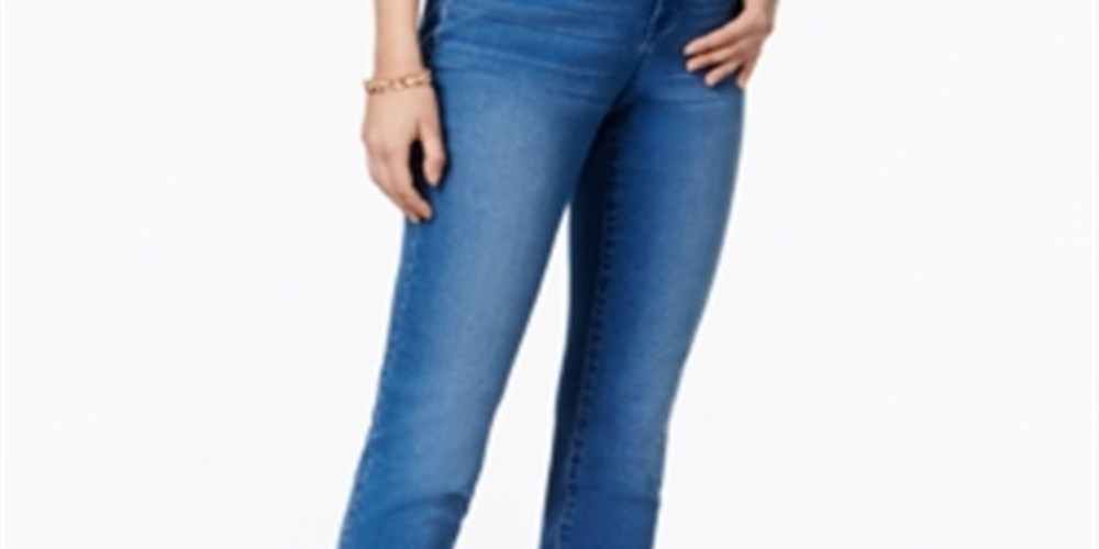 Style & Co Women's Tummy Control Skinny Jeans Blue Size -12L