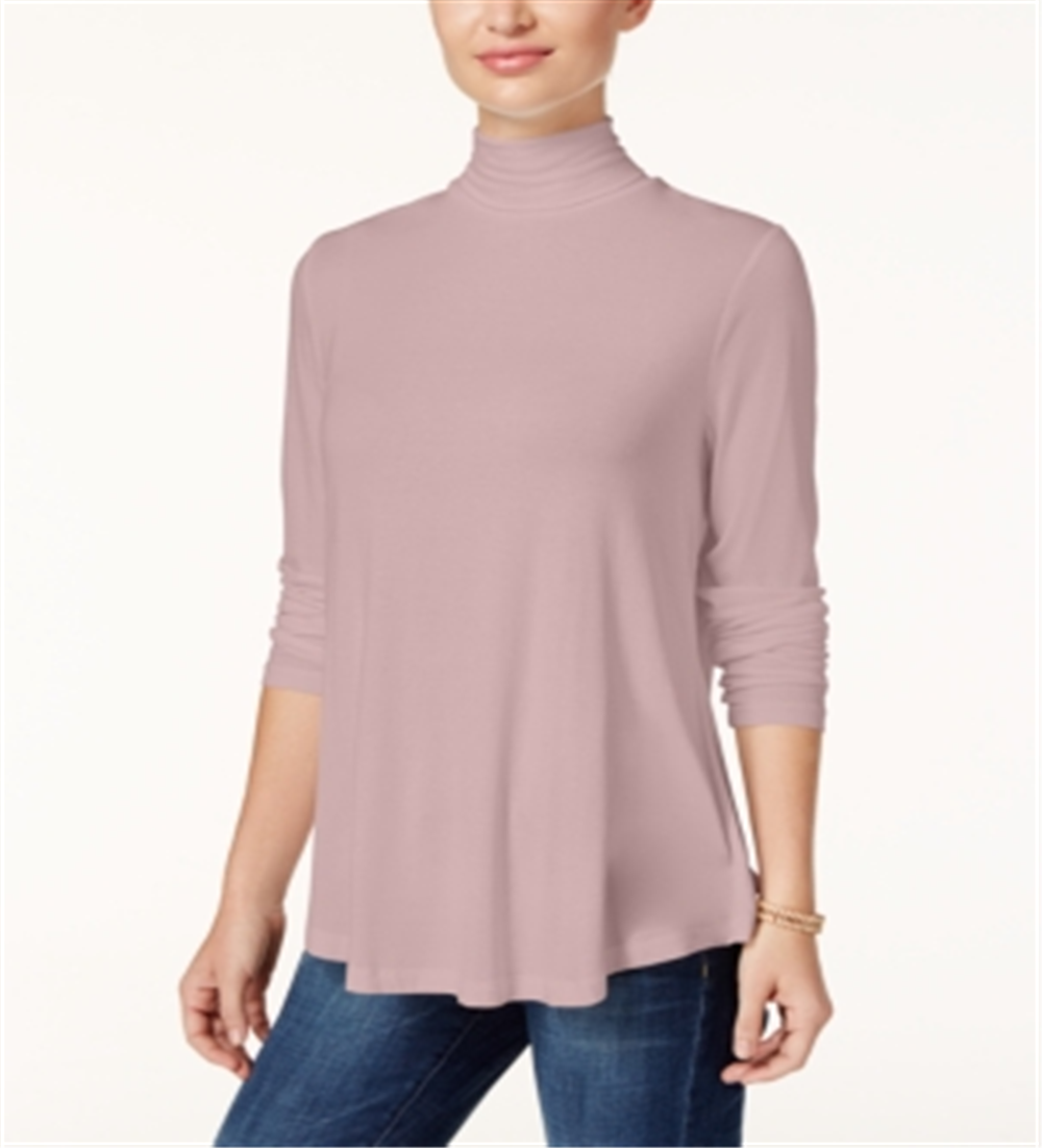 JM Collection Women's Turtleneck Top Nude Size X-Large