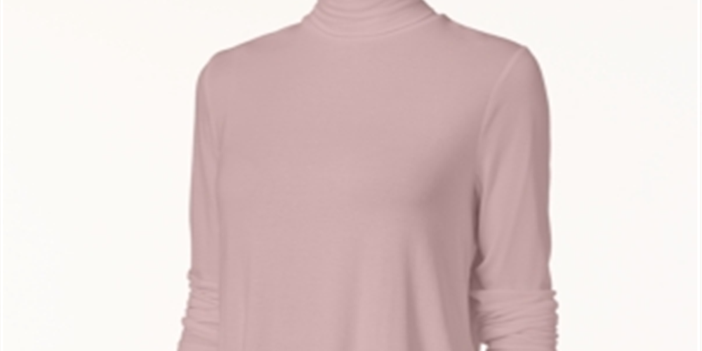 JM Collection Women's Turtleneck Top Nude Size X-Large