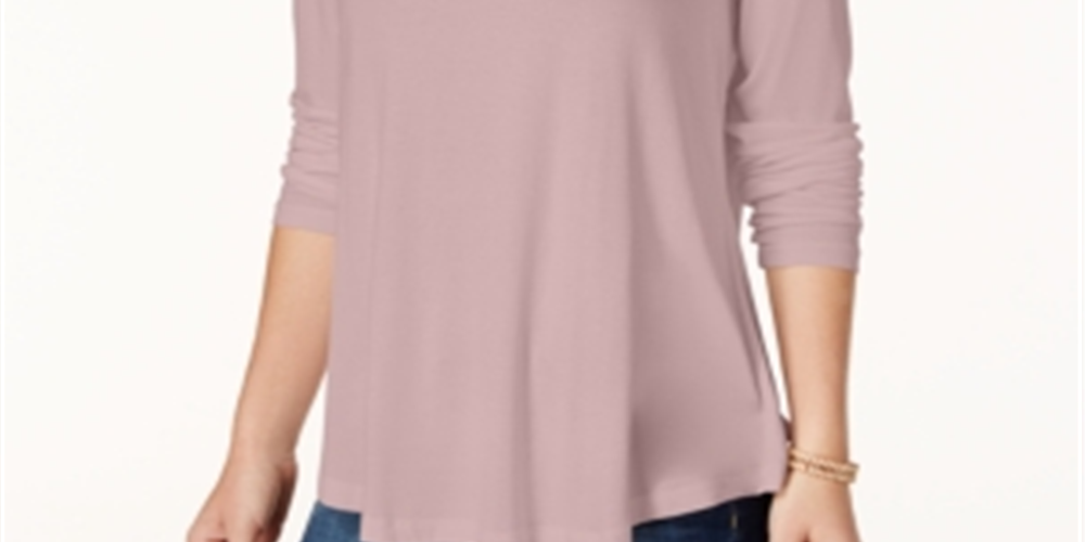 JM Collection Women's Turtleneck Top Nude Size X-Large
