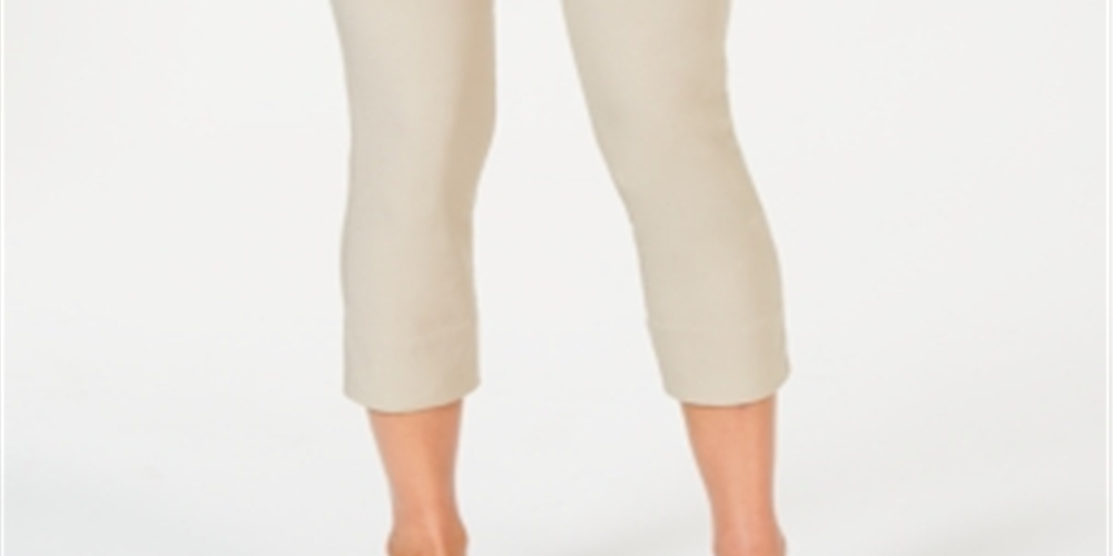 Charter Club Women's Chelsea Pull on Tummy Control Capris Brown Size 4