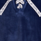 Ideology Big Girl's Lace up Velour Sweatshirt Blue Size X-Large