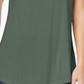 Maison Jules Women's Scoop Neck T-Shirt Green Size Large