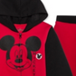 Disney Toddler Boy's Mickey Mouse 2 Pc Colorblocked Hoodie & Joggers Set Red Size 2