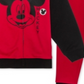 Disney Toddler Boy's Mickey Mouse 2 Pc Colorblocked Hoodie & Joggers Set Red Size 2