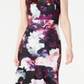 Calvin Klein Women's Floral High Low Dress -Purple Size 8
