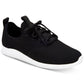 Ideology Women's Lace up Running Sneaker Black Size 9 M