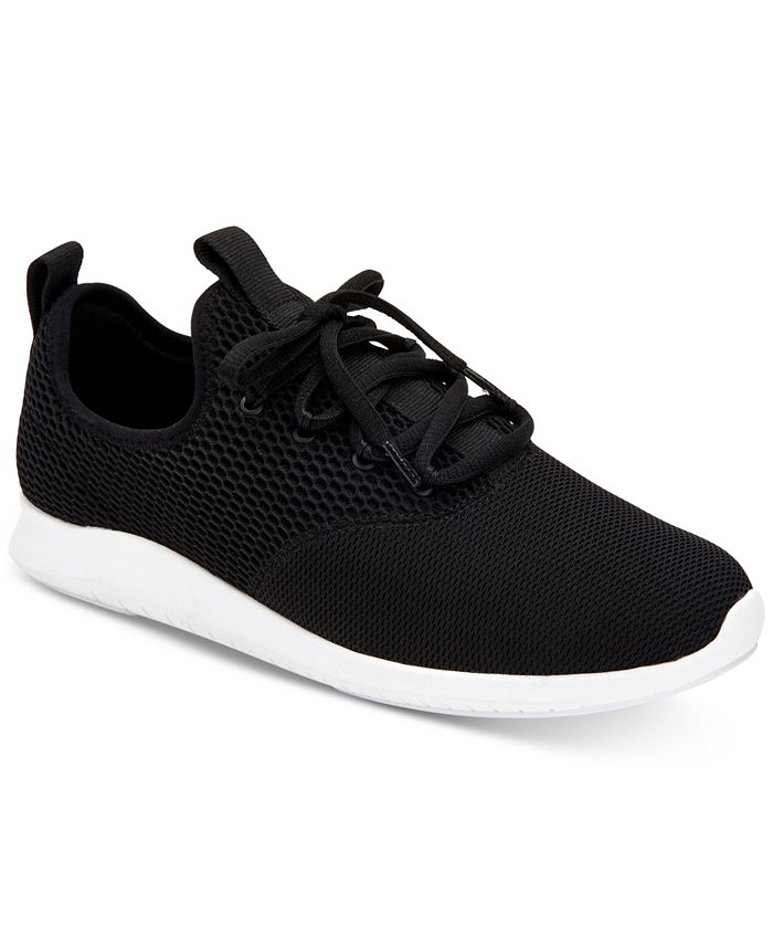 Ideology Women's Lace up Running Sneaker Black Size 9 M