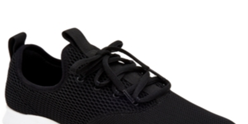 Ideology Women's Lace up Running Sneaker Black Size 9 M