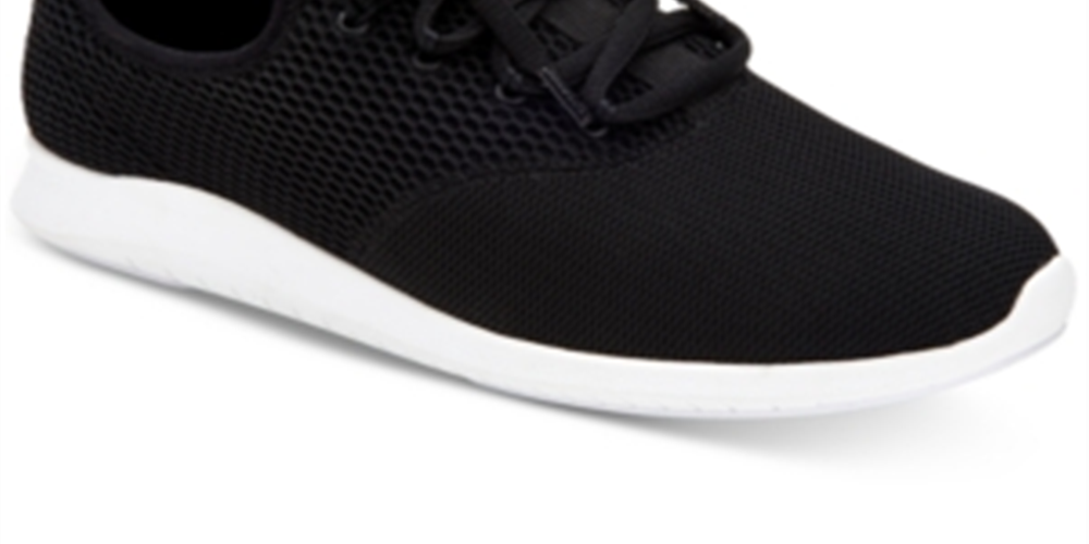 Ideology Women's Lace up Running Sneaker Black Size 9 M