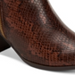 Style & Co Women's Masrinaa Faux Leather Double Zip Booties Brown Size 9 M