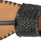 Carlos By Carlo Santana Women's Jayne Thong Sandal -Black  Size 9.5 M