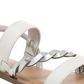 Carlos By Carlos Santana Women's Radley Shoes Sandals White Size 9 M