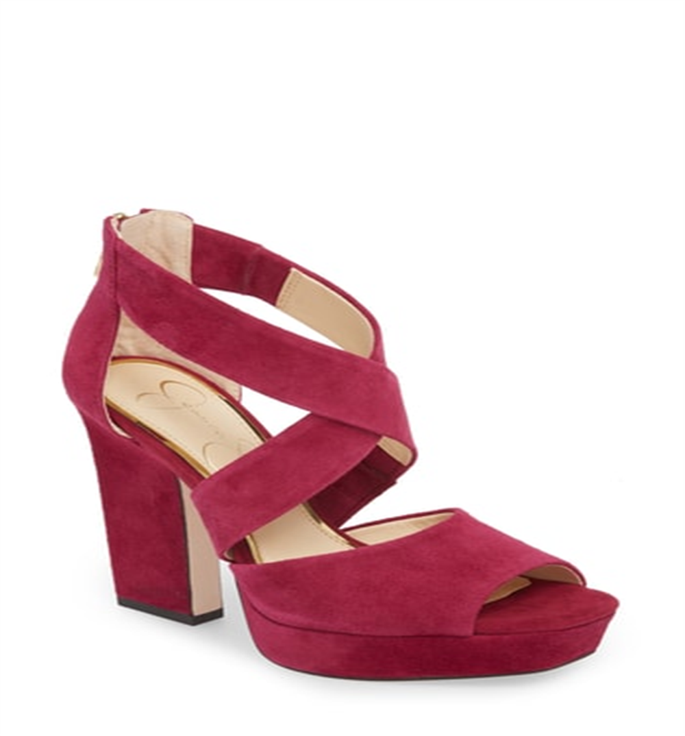 Jessica Simpson Women's Tehya Sandal Red Size 7.5