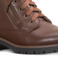American Rag Women's Tatum Leather Studded Combat Boots Brown Size 8 M