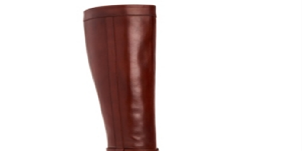 Giani Bernini Women's Rozario Leather Tall Knee-High Boots Brown Size 6.5M
