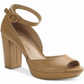 American Rag Women's Areeta Open Toe Ankle Strap Classic Pumps Tan Size 7 M