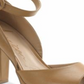 American Rag Women's Areeta Open Toe Ankle Strap Classic Pumps Tan Size 7 M