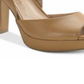 American Rag Women's Areeta Open Toe Ankle Strap Classic Pumps Tan Size 7 M