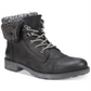 White Mountain Women's Sandro Leather Closed Toe Ankle Fashion Boots Gray Size 5 M