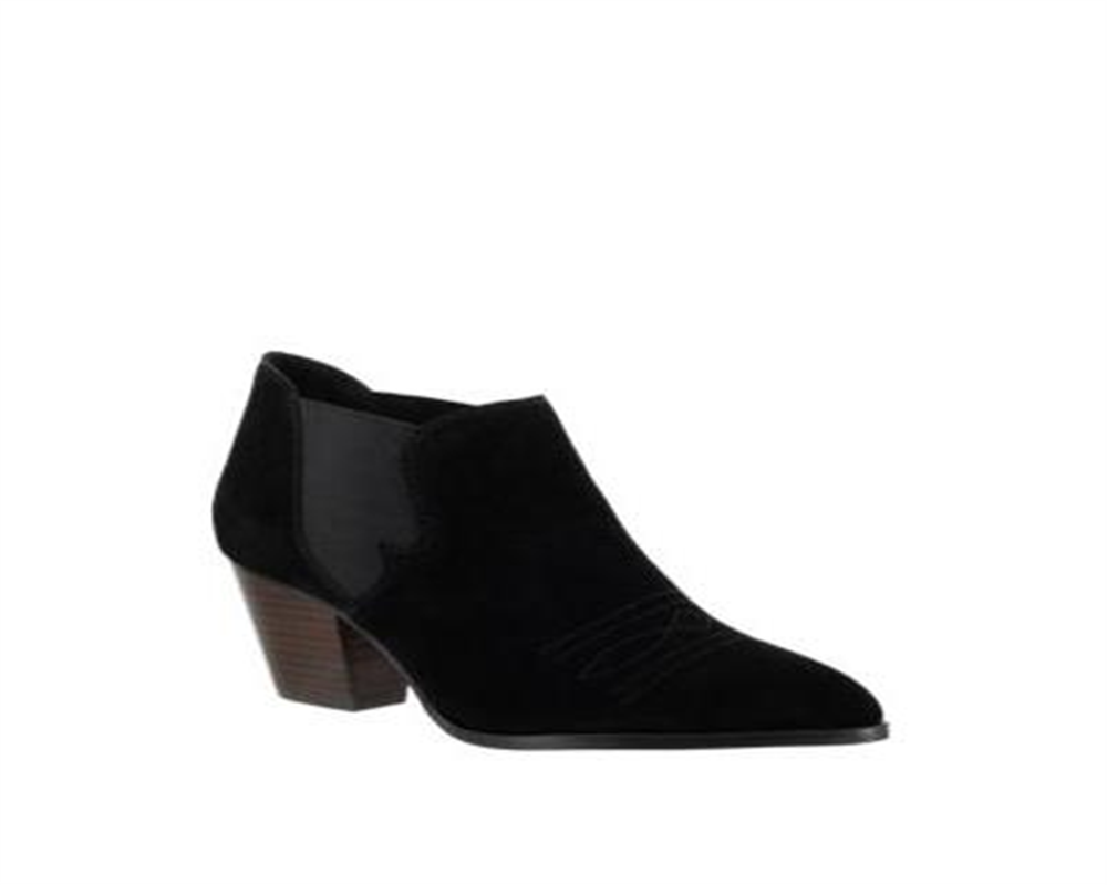 Bella Vita Women's Casual Boots Emilia Suede Bootie Black Size 10 M
