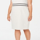 Kasper Women's Plus Crepe Sheath Dress White Size 14 W