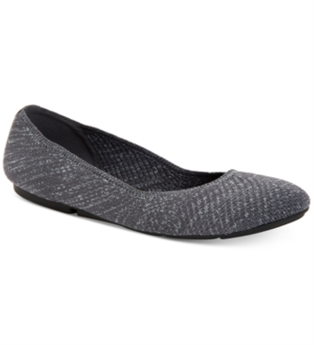 Alfani Women's Tamii Round Toe Ballet Flats Gray Size 9.5 M