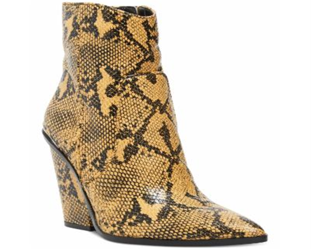 Steve Madden Women's Rarely Western Ankle Boots Brown Size 5