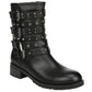 Fergalicious Women's Combat Boots Black Size 6