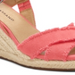 Lucky Brand Women's Margaline Canvas Wedge Espadrilles Orange Size 10 M