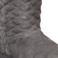 Style & Co Women's Nickyy Quilted Suede Winter Boots Gray Size 5 M