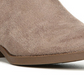 Carlos Santana Women's Round Toe Synthetic Ankle Boot Brown Size 8.5 M