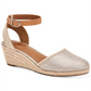 Style & Co. Womens Mailena Faux Leather Wedge Sandals Brown Size 8.5 M