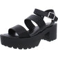 Madden Girl Women's Carterr Platform Sandal Black Size 9 M