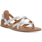 Lucky Brand Women's Ainsley Leather Split Toe Casual Washed Gray Size 9.5