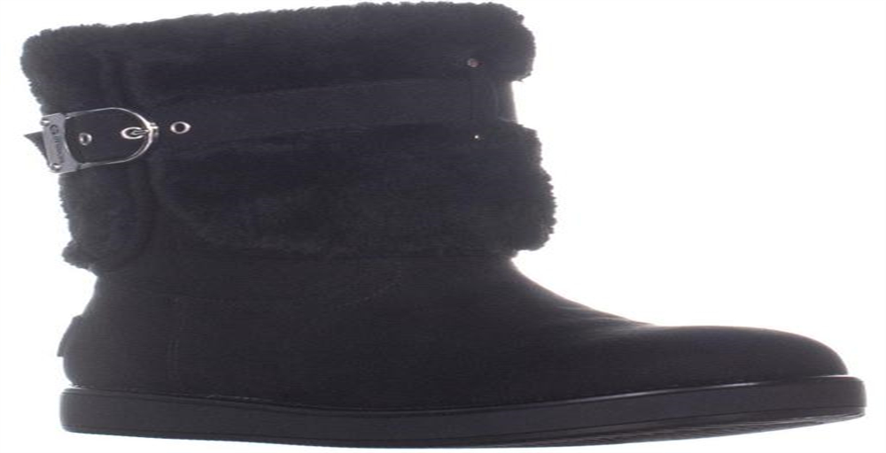Guess Women's Aussie Closed Toe Ankle Cold Weather Boots Black Size 6 M