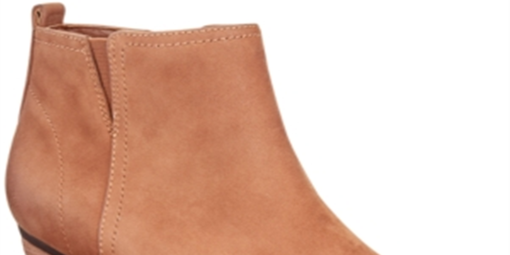Aqua College Women's Isla Suede Waterproof Ankle Boots Brown Size 8.5 M