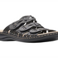 Clarks Womens Leisa Faye Slide Sandals Gray Size 9 M