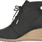 Dr. Scholl's Women's Conquer Wedge Bootie Black Size 7.5 M