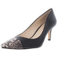 Enzo Angiolini Women's Donata Leather Pointed Toe Classic Pumps Black