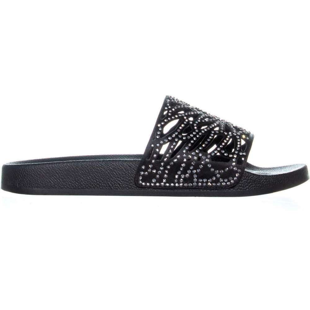 INC International Concepts Women's Fabric Open Blackv Cutout Black Size 5 M