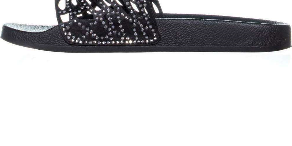 INC International Concepts Women's Fabric Open Blackv Cutout Black Size 5 M